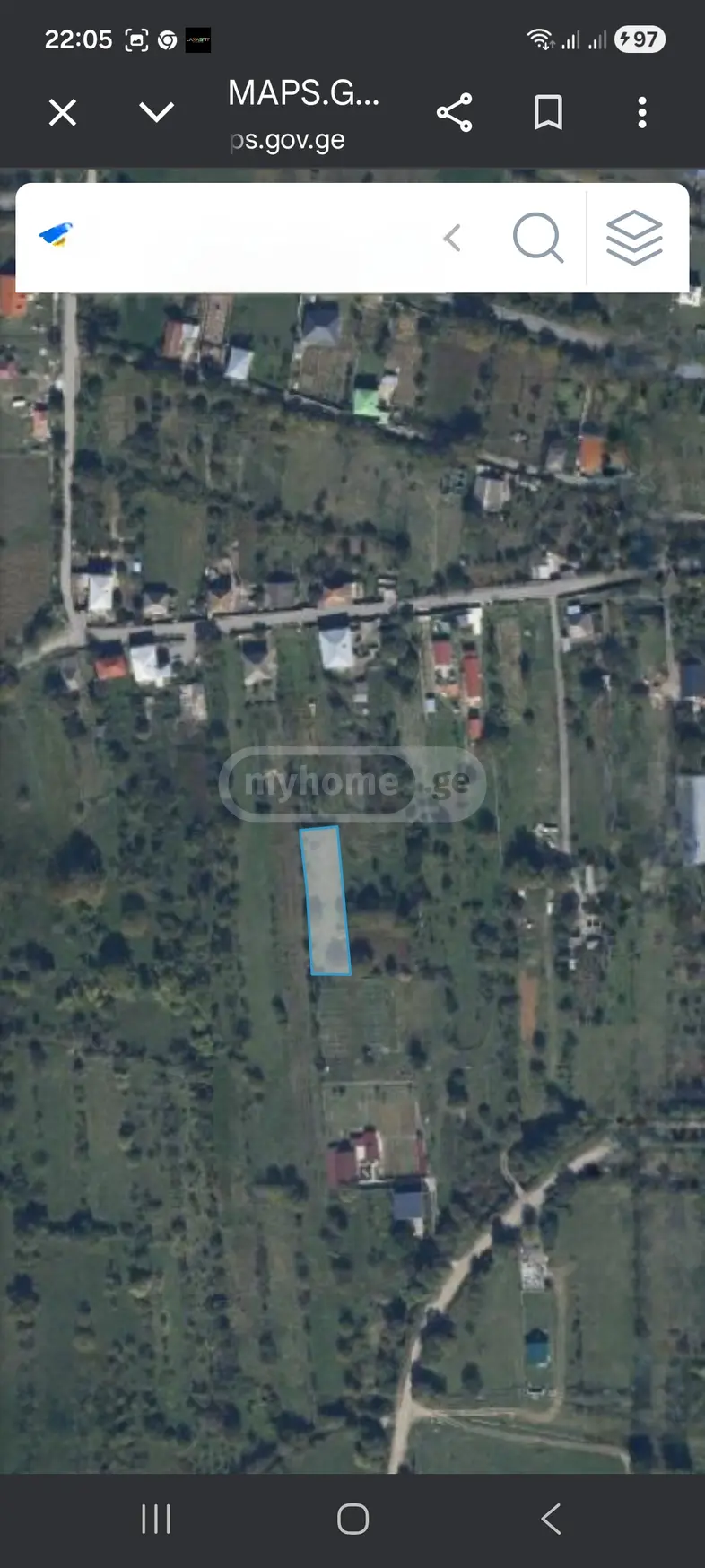 For Sale Sasoplo-Sameurneo Land Plot Mtskhetis Munitsipalitetshi view 2