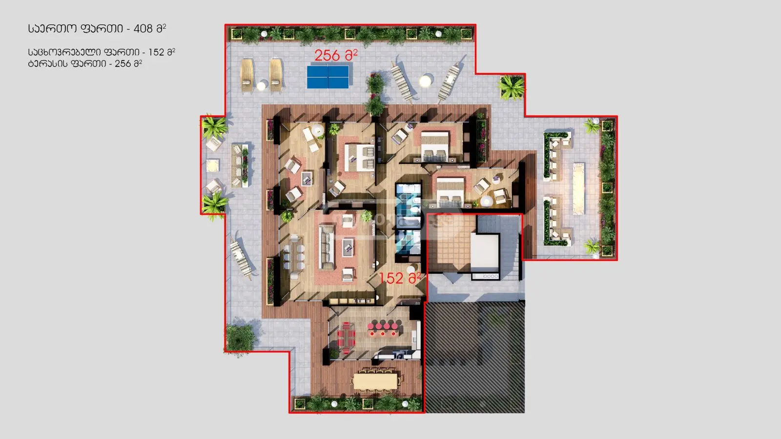 5 Room Flat For Sale view 35