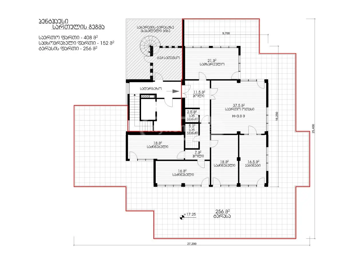 5 Room Flat For Sale view 34