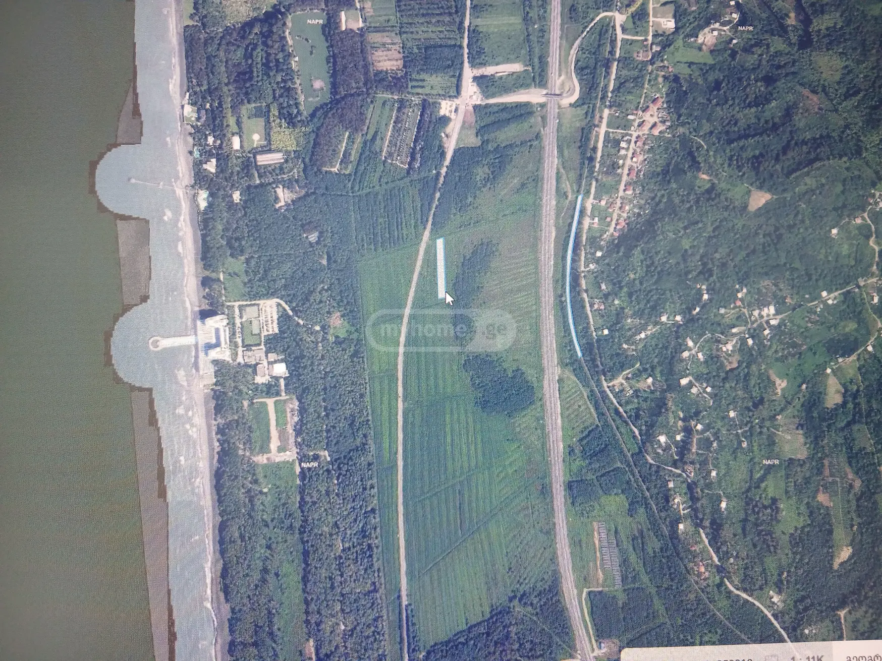 For Sale Sasoplo-Sameurneo Land Plot Ozurgetis Munitsipalitetshi view 3