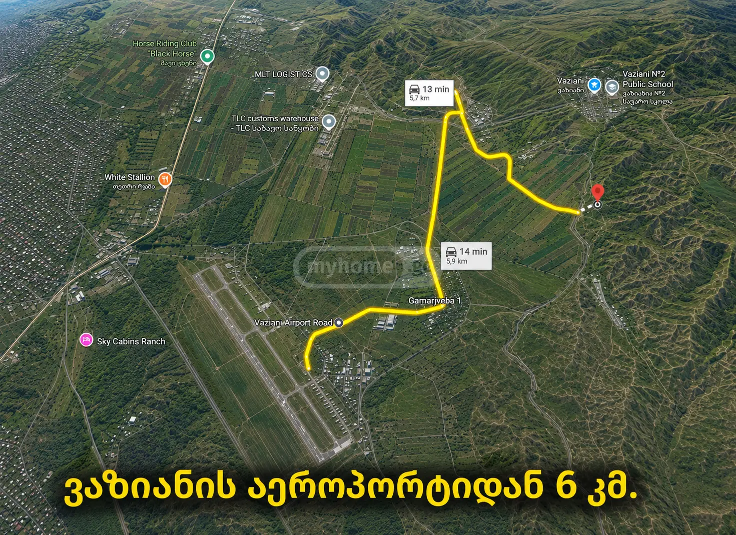 For Sale Sasoplo-Sameurneo Land Plot Gardabnis Munitsipalitetshi view 7