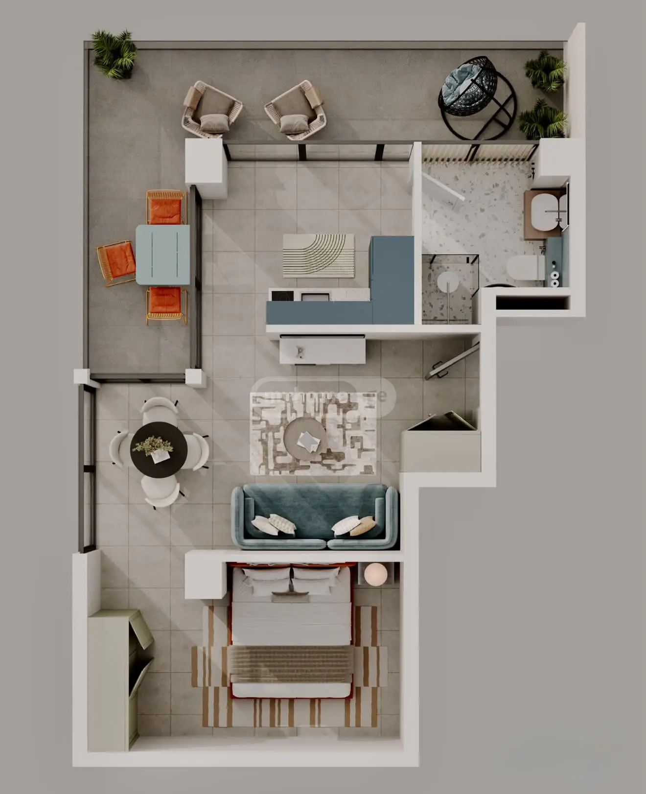 Продажа 2-комната Квартира в Khelvachauris Munitsipalitetshi view 3