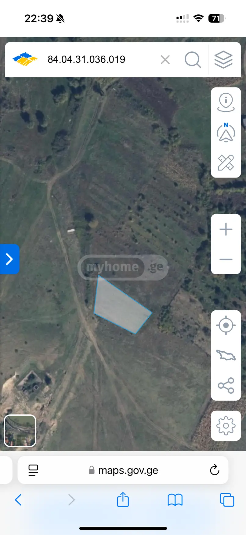 Продажа Земля / участок в Tetritsqaros Raionshi view 1