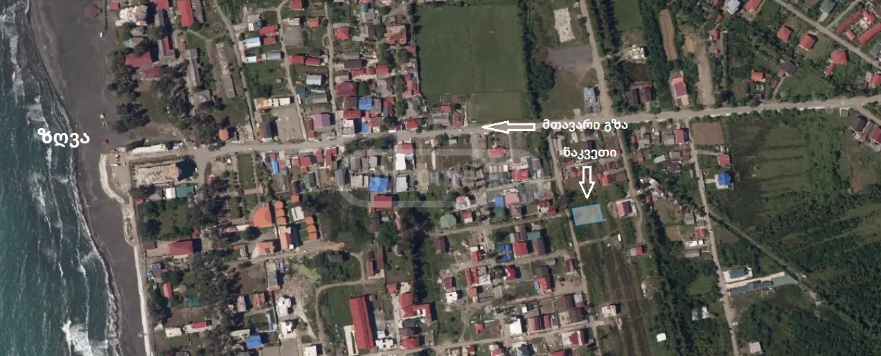 For Sale Sasoplo-Sameurneo Land Plot Ozurgetis Munitsipalitetshi view 2