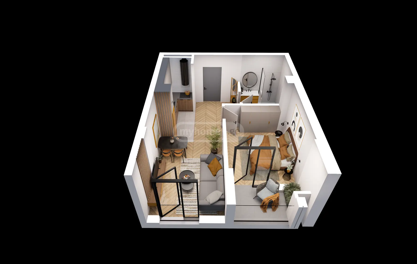 For Sale 2 Room Apartment Kutaisshi view 1