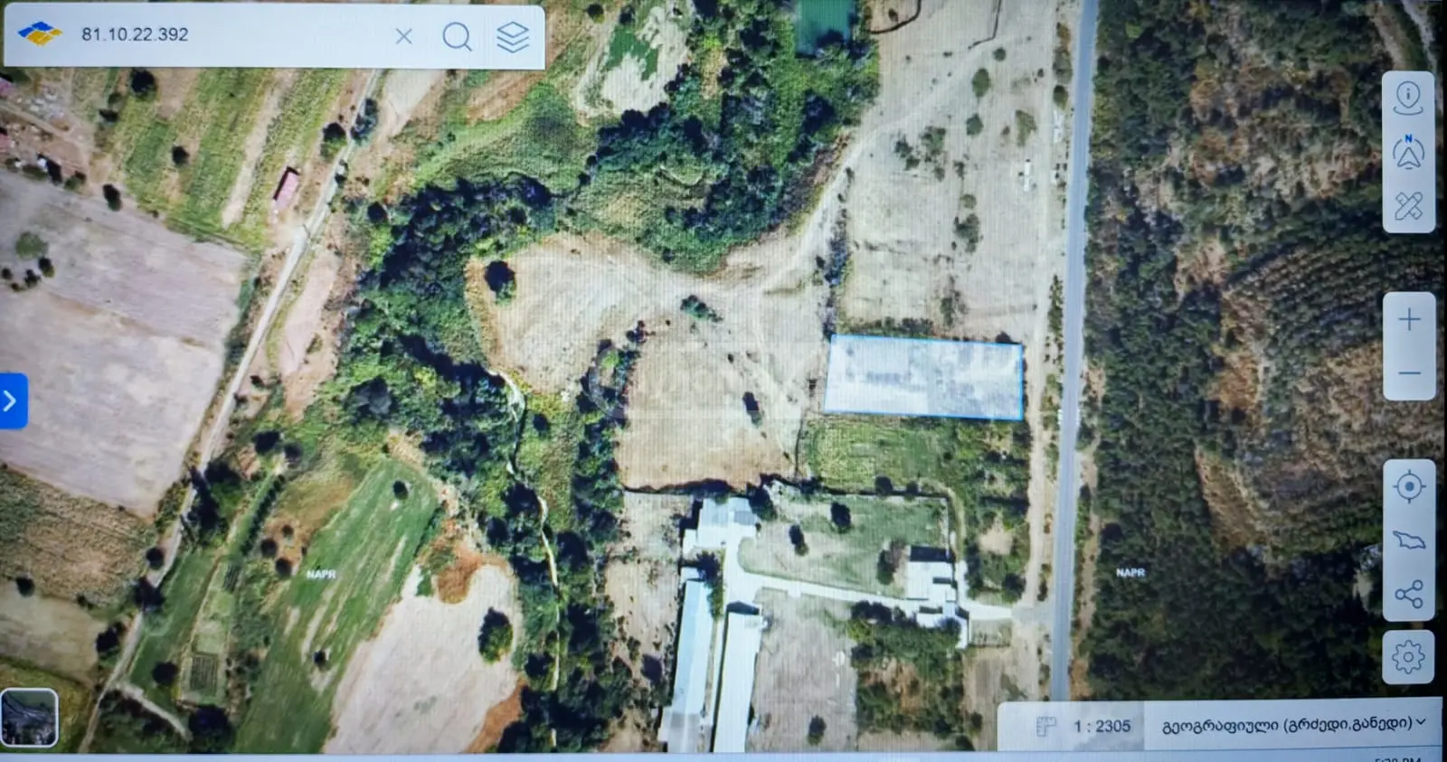 For Sale Sasoplo-Sameurneo Land Plot Gardabnis Munitsipalitetshi view 1