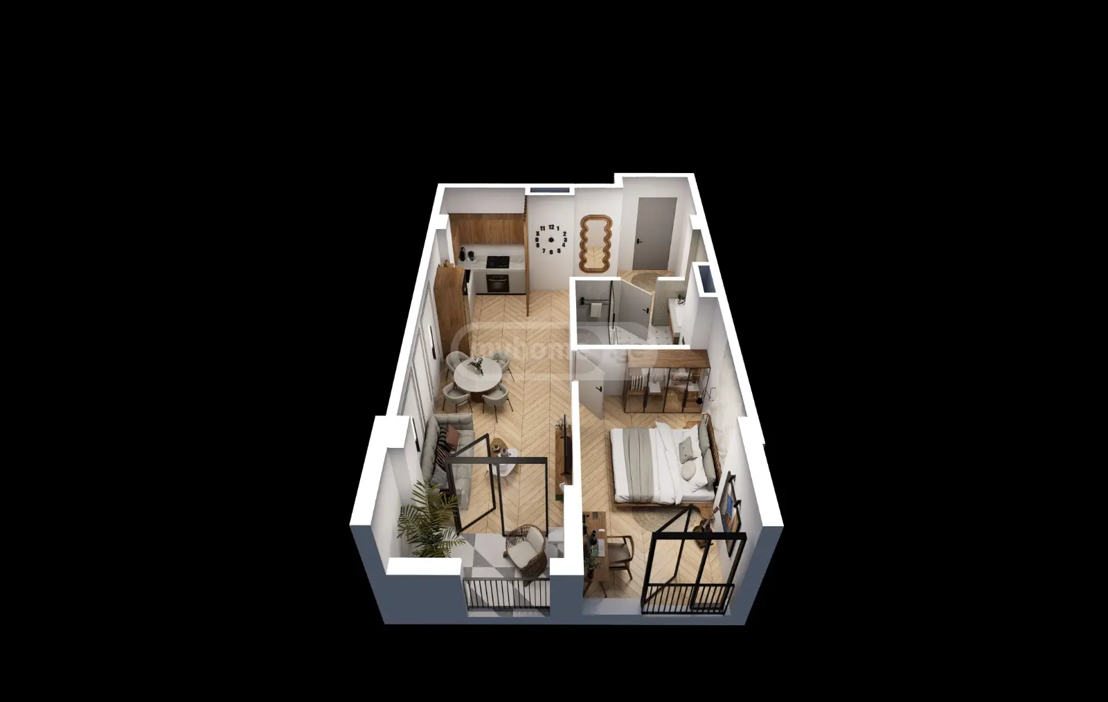 For Sale 2 Room Apartment Kutaisshi view 1