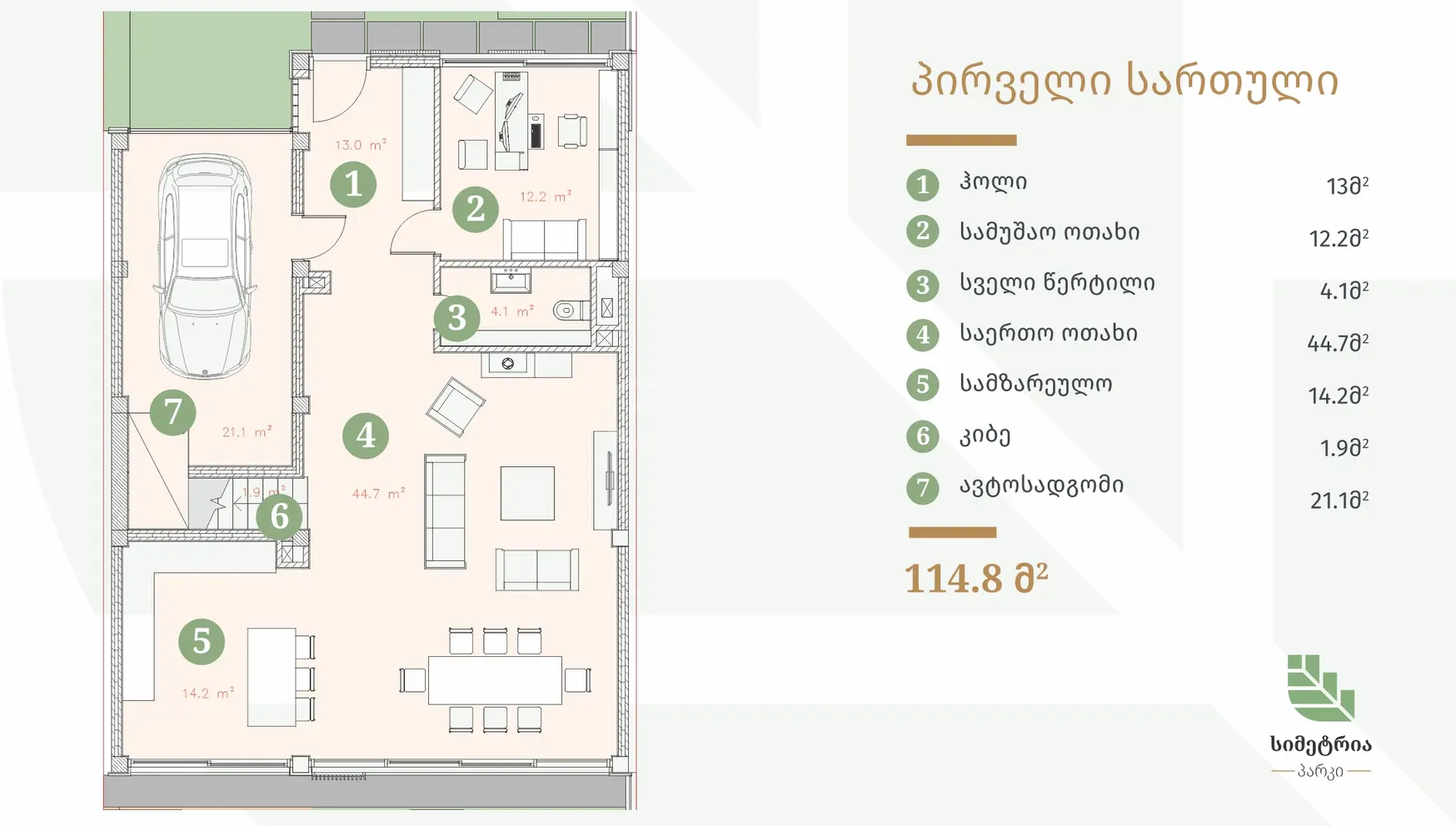 For Sale 7 Room Private House Mtatsmindaze view 8