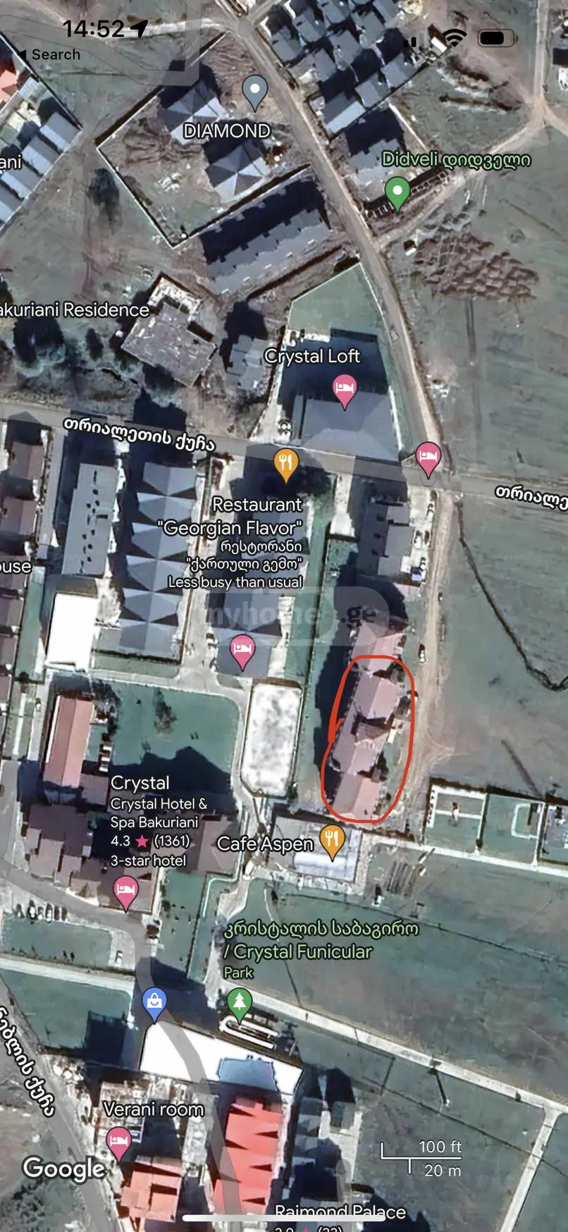 Daily Rent 2 Room Apartment Bakurianshi view 12